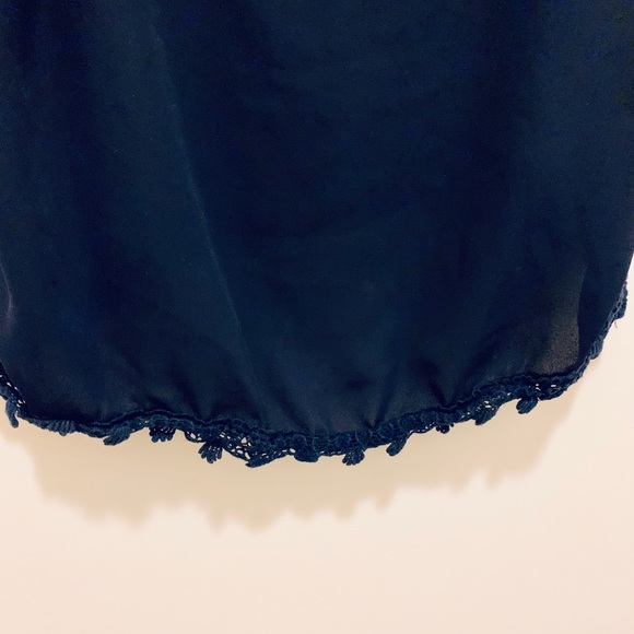 Stoosh Navy Blue Crop Top - Picture 3 of 4